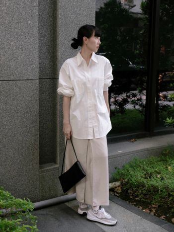 OOTD｜衣櫃必備白襯衫