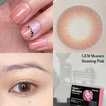 顯色型粉紅隱形眼鏡🌷💞｜琦洛麗 GEM Monster