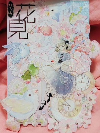 手作／紙膠帶拼貼／春天