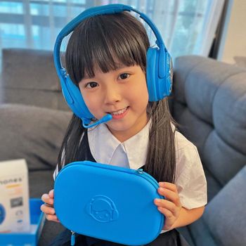 線上課程超實用的兒童藍芽耳機