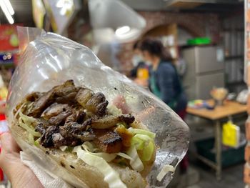 你吃過大腸包鹹豬肉嗎？來東大門夜市可以來大紅花吃看看特別的滋味