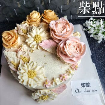 過年最美花蛋糕！