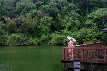 🦁Leo 雨中湖光風景 #兔DO吃喝玩樂