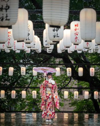 🦁Leo 超級美！！必拍雨天版本神社 #兔DO吃喝玩樂