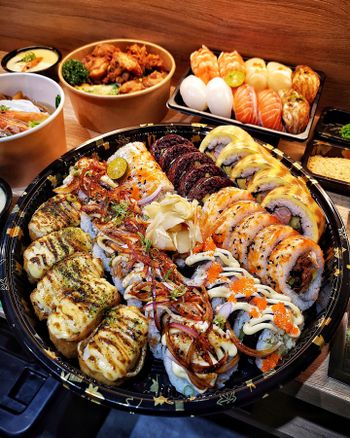 新竹美食｜聚餐首選! 超浮誇壽司拼盤
