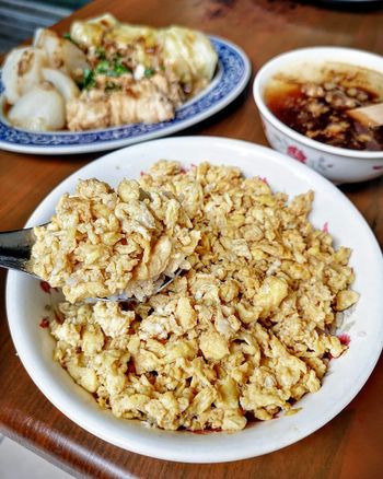 雲林美食｜金黃誘人古早味蛋飯