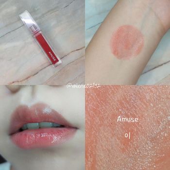 Amuse 玻璃光澤唇釉 01