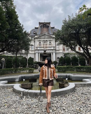 時髦貴族女孩莊園穿搭OOTD