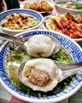 新北美食｜新莊老街好吃鹹湯圓