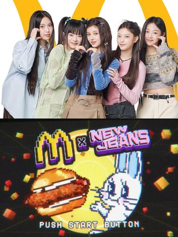 韓國「怪物新人女團」NewJeans代言再+1，成為「韓國麥當勞」新代言人！粉絲超期待：「要出兔子套餐了嗎？」
