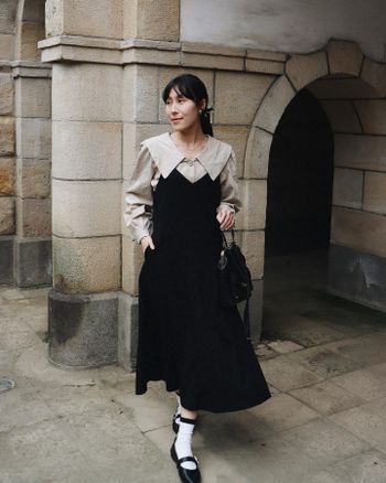 法式赫本風復古經典穿搭OOTD