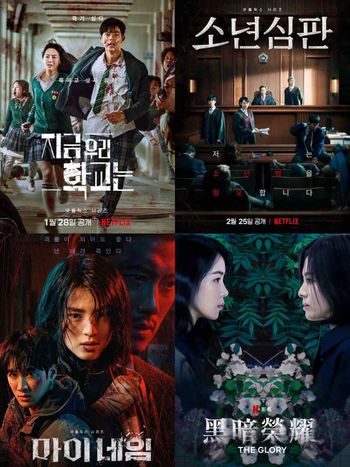 Netflix歷年「原創韓劇」播放量TOP10！《黑暗榮耀》竟然只有第三？！冠軍是這部！