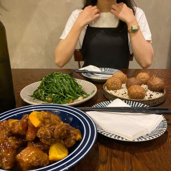 台中餐廳｜hechino做茶菜 金沙芋泥球好驚艷～