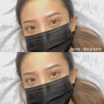 |台南霧眉推薦| 煥然一新，小默為您的眉毛注入生氣與立體感。台南霧眉W.手工紋繡藝術學苑