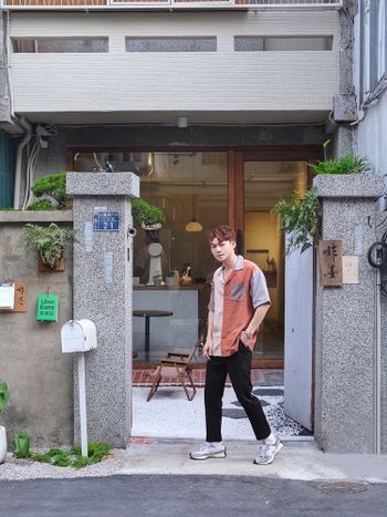 日式老宅結合書法咖啡廳