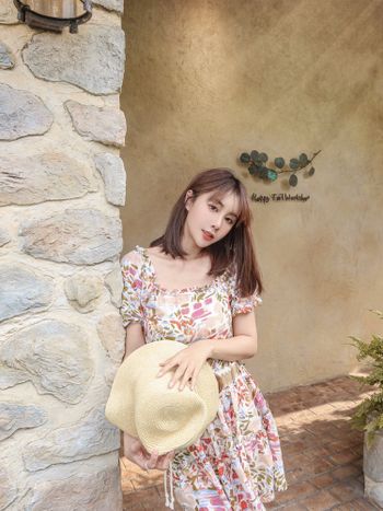 小鄉村野餐風 甜美穿搭