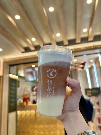 西門站《侍茶匠》｜現在的奶蓋口味真的太豐富～這次是豆乳奶蓋!