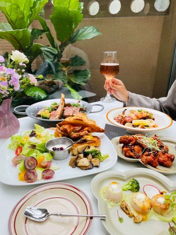 台北｜美美玻璃屋享美食