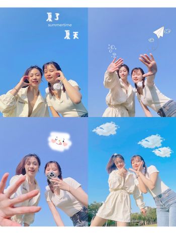 天空拍☁️｜天氣太好 沒☁️ 我自己P上去吧✌🏻