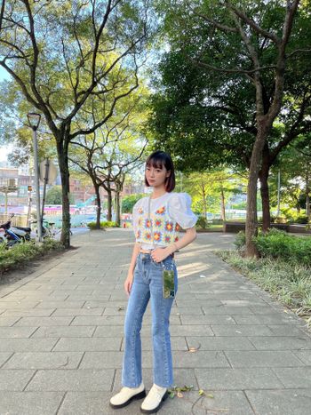 可愛的背心穿搭🌻
