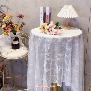 💞復古蕾絲玫瑰桌布💞