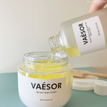 滑嫩嫩香噴噴的小秘密🤫VAÉSOR🌊漫漫海洋身體去角質霜