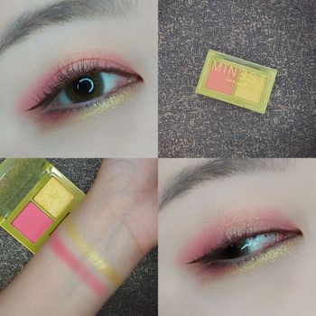 Minest光影變換雙色眼影 01 晨曦曙光