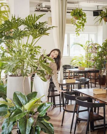 恆春南洋風格餐廳肥貓南洋餐室，在植栽中享受美食