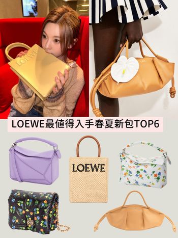 2023LOEWE最值得入手『春夏新包』TOP6：花朵Puzzle包、爆款Paseo連韓團NMIXX都搶曬！