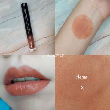 Heme柔霧慕斯唇釉 01 Soft Taupe