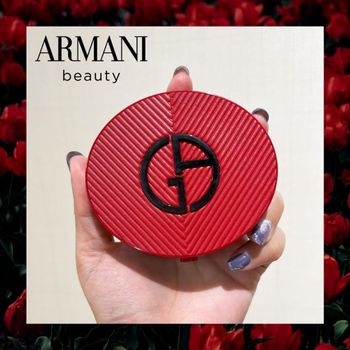 Armani 亞曼尼🌹完美絲絨紅氣墊｜持久自然🍃妝感輕薄