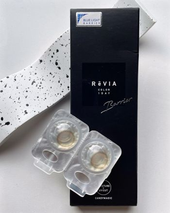 自然款抗UV隱眼分享 Revia 清澈護彩