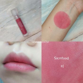 Skinfood 蘇打絲絨唇彩 01 Rosy Squeeze