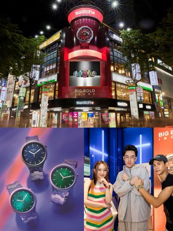 西門最新地標！Swatch旗艦店空降登場「運動錶、女錶、聯名款」全系列一次逛！