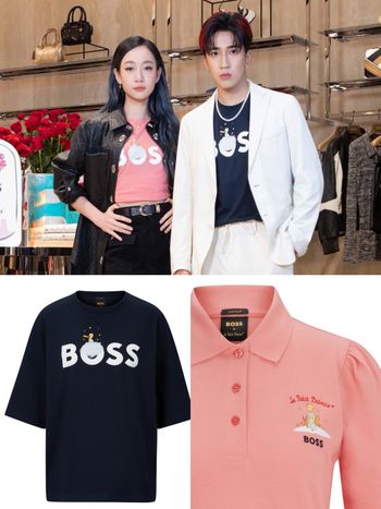 BOSS X 小王子LE PETIT PRINCE 80周年系列『星空T恤、玫瑰粉洋裝』鐵粉要收藏！