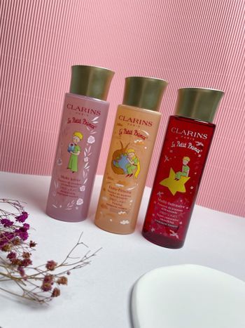 小王子首次與專櫃保養品牌聯名｜克蘭詩分齡精華水產品上市啦⸝⸝♡