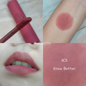 3CE 絲絨霧面唇釉 Know Better