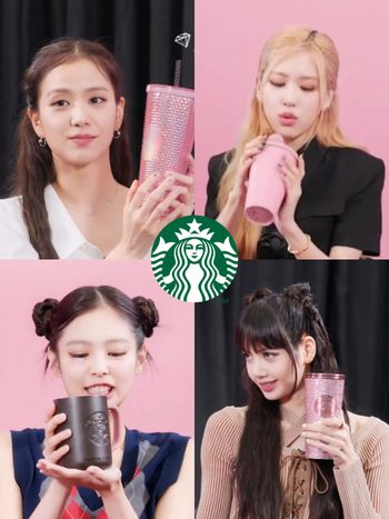 星巴克BLACKPINK聯名JISOO、LISA、Jennie、Rosé指定款隨行杯公開！BLINK們買對沒～