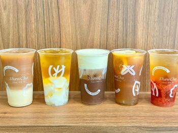 （內湖飲料）秀茶邸家內湖店～內湖新開幕飲品外送85折！季節新品紅柚茉莉、溫潤爽口杏仁凍、傳承古早味粉粿粉條～　