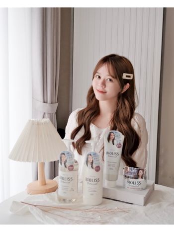 新垣結衣女神上鏡小秘密！頭髮蓬鬆不扁塌！新垣結衣同款洗潤護專為乾燥損傷髮質設計～BIOLISS植物系水凝系列輕盈絲滑款！