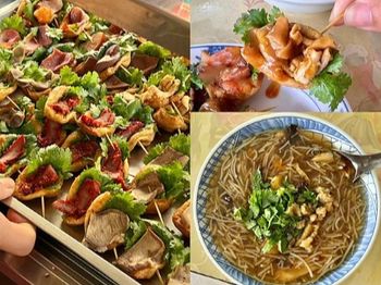 （羅東美食）正宗玉芬米粉羹～羅東老字號米粉羹專賣店！自製一串心８種口味都喜歡３串只要２０元～