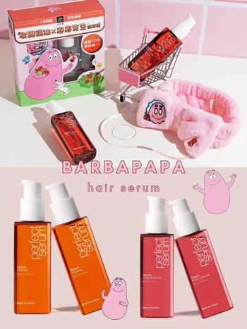 輕盈護髮油推薦！泡泡先生聯名韓國「國民護髮精油」組出史上最可愛禮盒，夢幻粉紅髮帶一起帶回家！