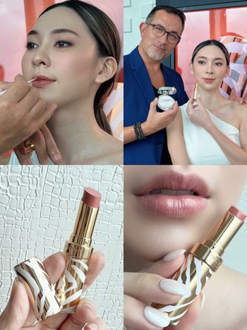 2023專櫃潤唇膏推薦！sisley國際彩妝大師來台傳授「性感豐唇畫法」超簡單2步驟完成、薄唇學會受用無窮！