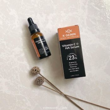 ☁️🍬’s K-SKININ凱顏 C23瞬效亮白保濕精華液｜夏日光亮肌秘密 🕶️