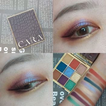 Cara Beauty 油畫系列 紅色葡萄園眼影盤