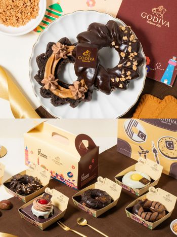 Mister Donut X GODIVA六款聯名巧克力甜甜圈回歸！烏龍可可波堤圈連店員都大推！