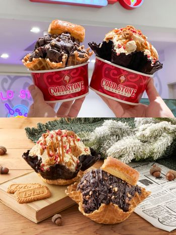 COLD STONE買一送一來了！聖誕節限定口味「太妃糖、3倍濃巧克力」必吃！