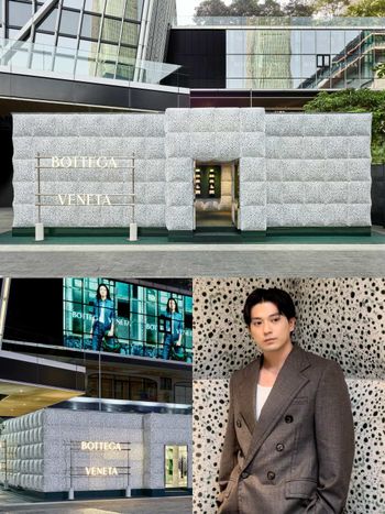 Bottega Veneta氣球編織快閃店空降信義區！真人索隆「新田真劍佑」特地飛來台灣逛！