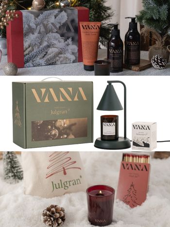 2023聖誕限量香氛禮盒！瑞典VANA香氛暖燈、蠟燭火柴聖誕禮袋、護手霜交換禮物組...，還有香氛蠟燭抽獎活動！