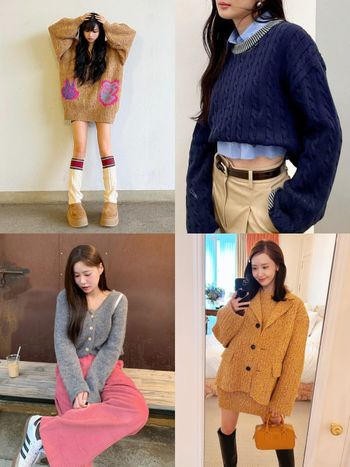 2024秋冬必學「不臃腫」毛衣顯瘦穿搭技巧！Jennie、秀智用這招看起來超瘦！